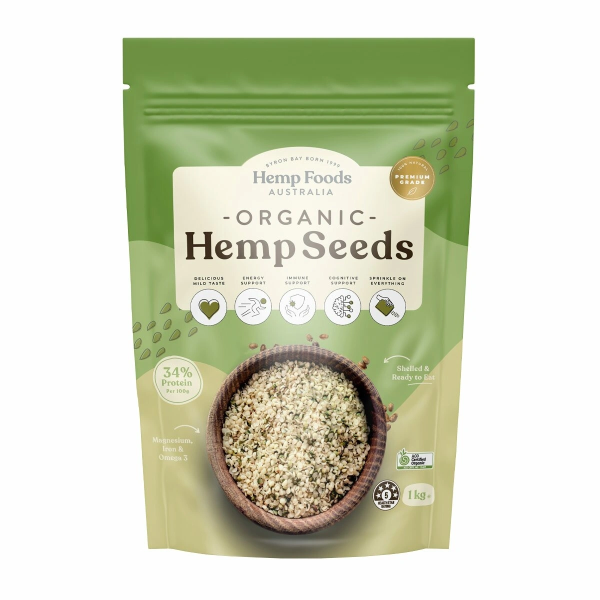 Organic Hemp Seeds (Hulled)
