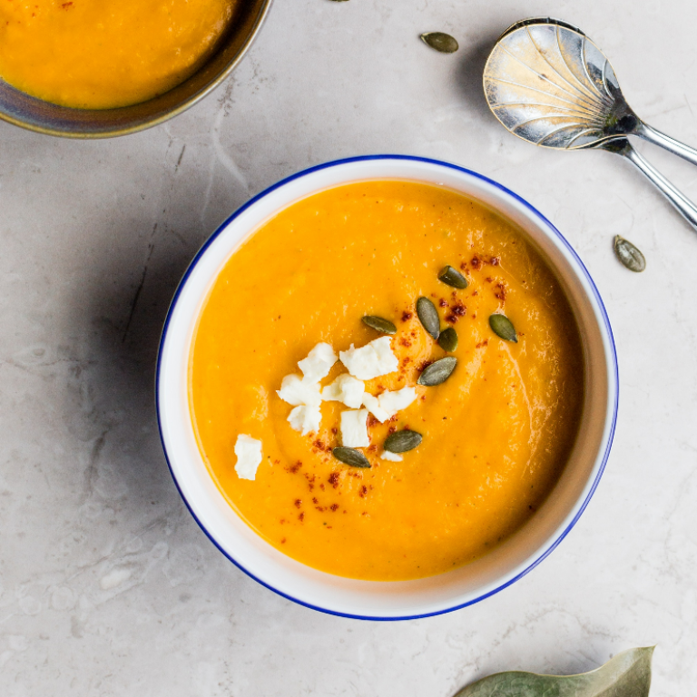 Wholesome pumpkin & coconut soup